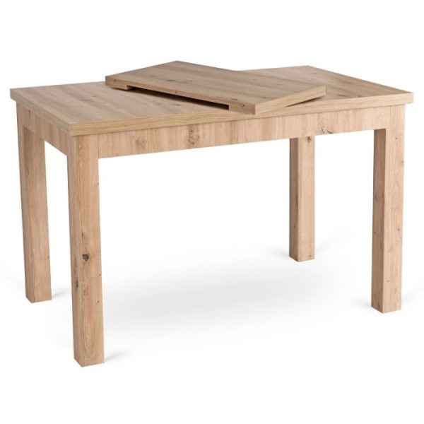 Маса SKUBI 120-160 cm Дъб Артизан