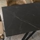 Маса MAXIME 160-240 cm Черен мрамор