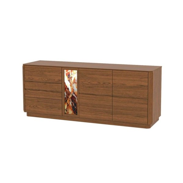 Малък шкаф с две врати и три чекмеджета 2D3SZ, колекция Jantar C Panel