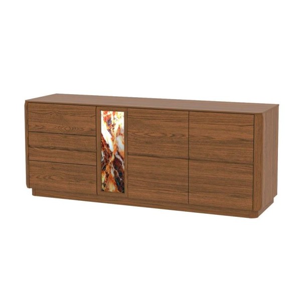 Голям шкаф с две врати и три чекмеджета 2D3SZ, колекция Jantar C Panel