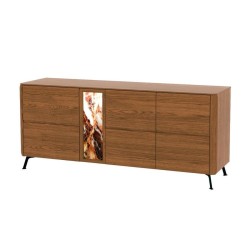 Голям шкаф с три врати 3D, колекция Jantar N Panel
