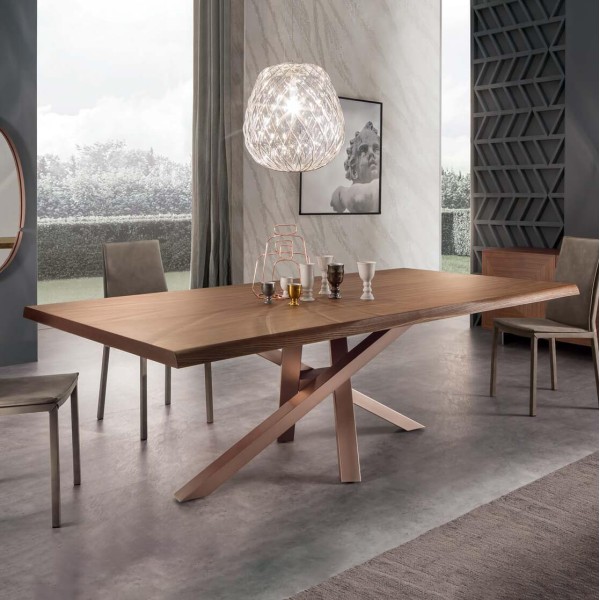 Трапезна маса Shangai Wood от Riflessi,  Италия