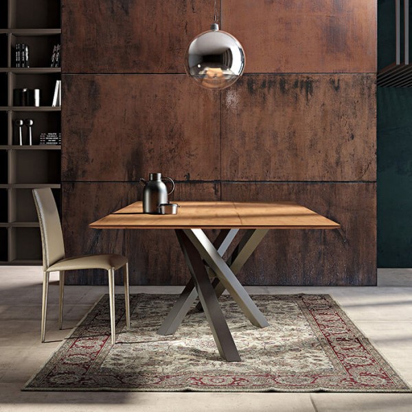 Трапезна маса Shangai Wood от Riflessi,  Италия