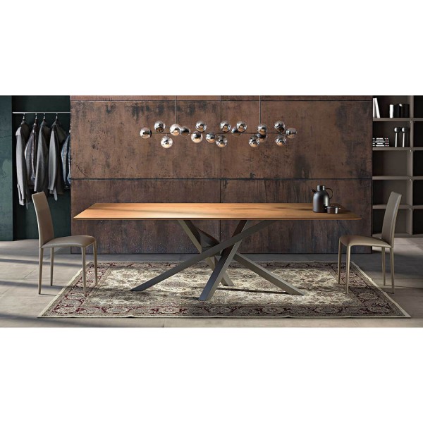 Трапезна маса Shangai Wood от Riflessi,  Италия