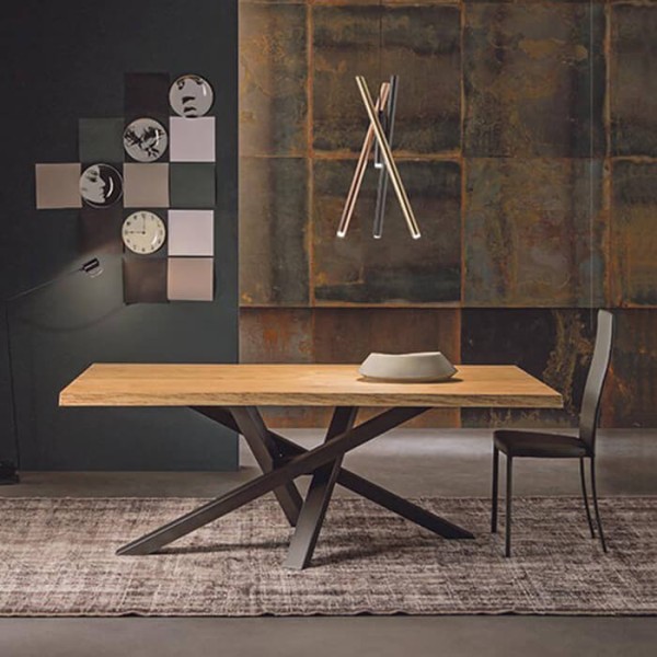 Трапезна маса Shangai Wood от Riflessi,  Италия