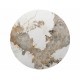 Трапезна маса Alzano 120 Ceramic в цвят орех