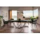 Разтегателна маса Infinity Ceramic с черна основа и черен плот