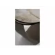 Разтегателна маса Infinity Ceramic с медна основа и бял плот
