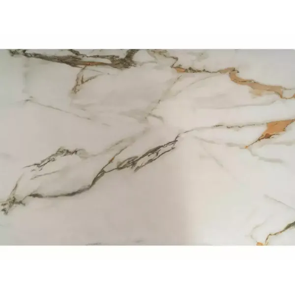 Разтегателна маса Infinity Ceramic с медна основа и бял плот