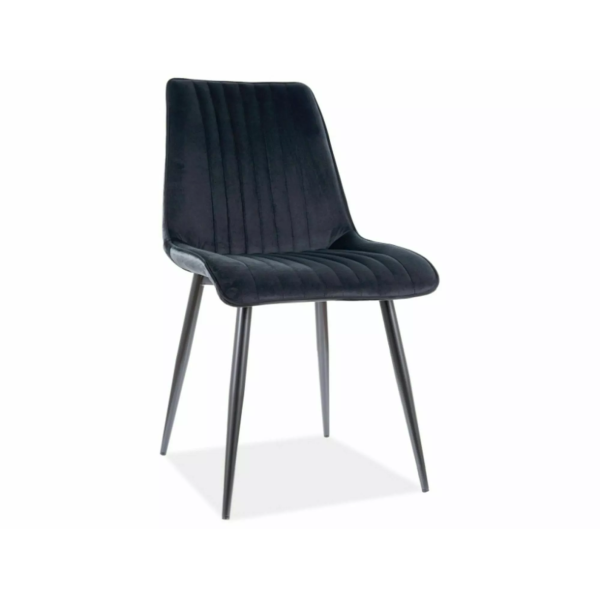 Трапезен стол Kim Velvet bluvel 19 - на склад