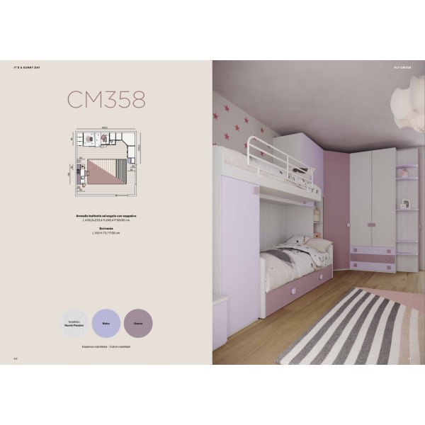 Детска стая примерна композиция CM358
