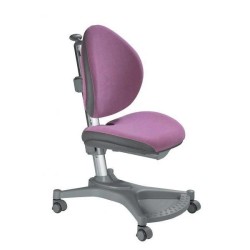 Детски ергономичен стол MyPony с дамаска Aqua Clean, розов