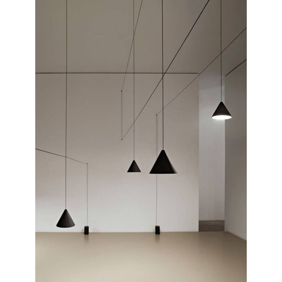 String light cone head Hanging lamp | Esteta Interiori